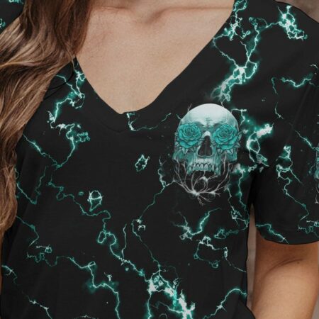 DON'T TRY TO FIGURE ME OUT ROSE SKULL THUNDER ALL OVER PRINT - TLTM0712222