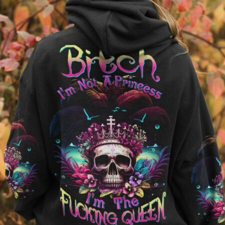 I'M THE F QUEEN OCEAN SKULL ALL OVER PRINT - TLTW2404231