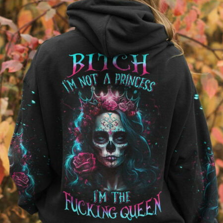 I'M THE F QUEEN SUGAR SKULL ALL OVER PRINT - YHLN1104231