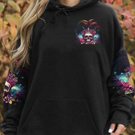 I'M THE F QUEEN OCEAN SKULL ALL OVER PRINT - TLTW2404231