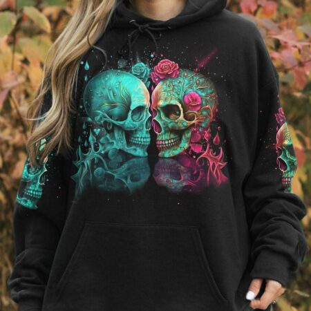 DON'T TRY TO FIGURE ME OUT SKULL ALL OVER PRINT - TLTR2803231