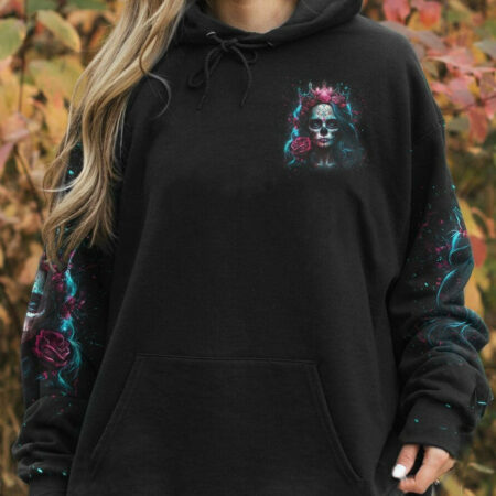 I'M THE F QUEEN SUGAR SKULL ALL OVER PRINT - YHLN1104231