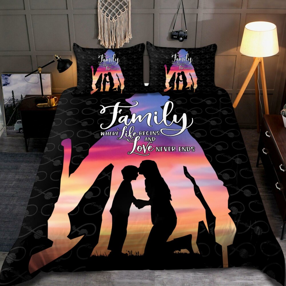 Firefighter Be Strong Happy Family Of Firefighter Lover - Bedding Cover - Owl Ohh - Owl Ohh