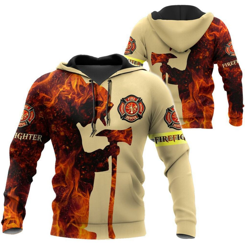 Respectful Firefighter 3D Printed Hoodie For Men And Women TQH200903SA