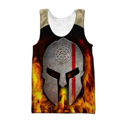 Spartan Soldier Firefighter Hoodie For Men And Women