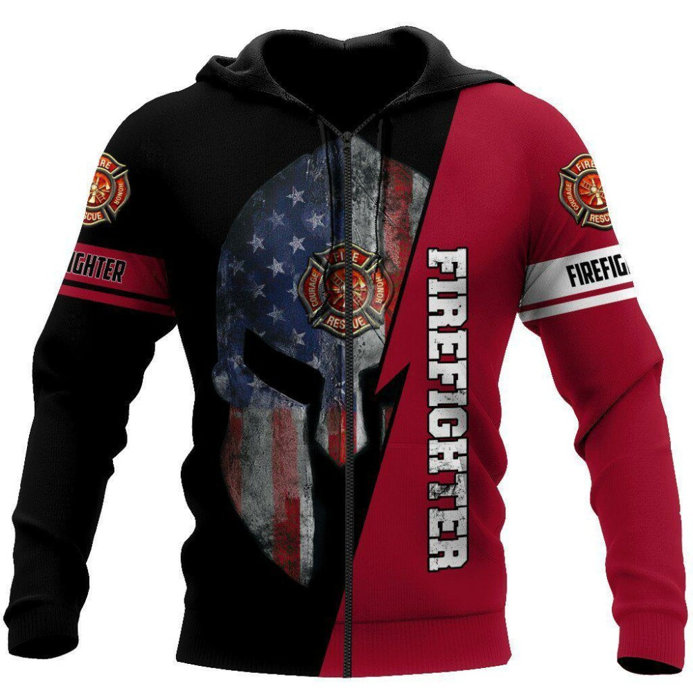 Firefighter Spartan Amazing Style - Hoodie - Owl Ohh - Owl Ohh