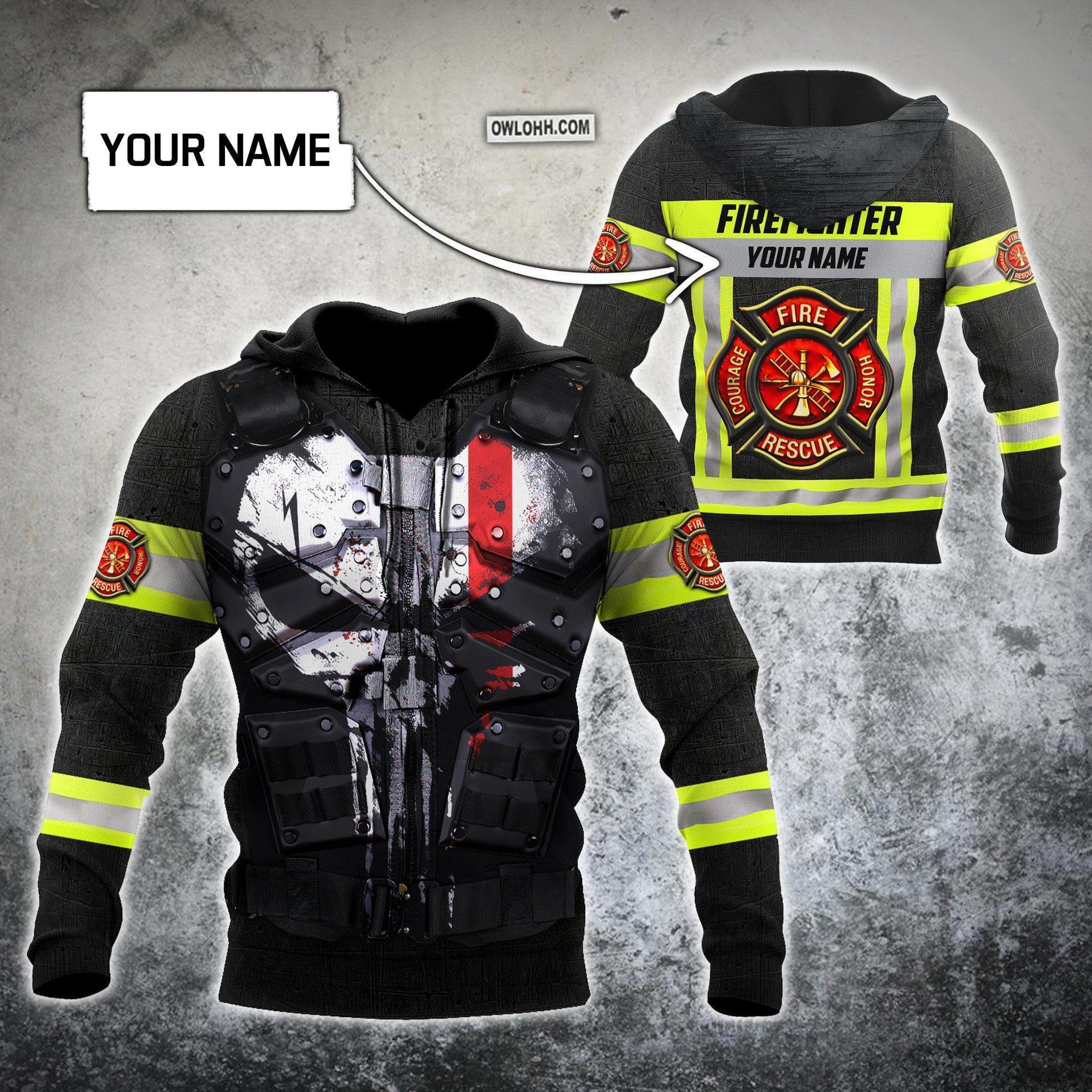Customize Name Firefighter Hoodie Shirts For Men And Women MH05122004 - HOOD01NGA031221