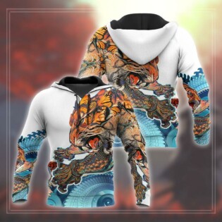 Japanese Art 3D All Over Printed Combo Hoodie + Sweatpant - HOOD01FNN071221