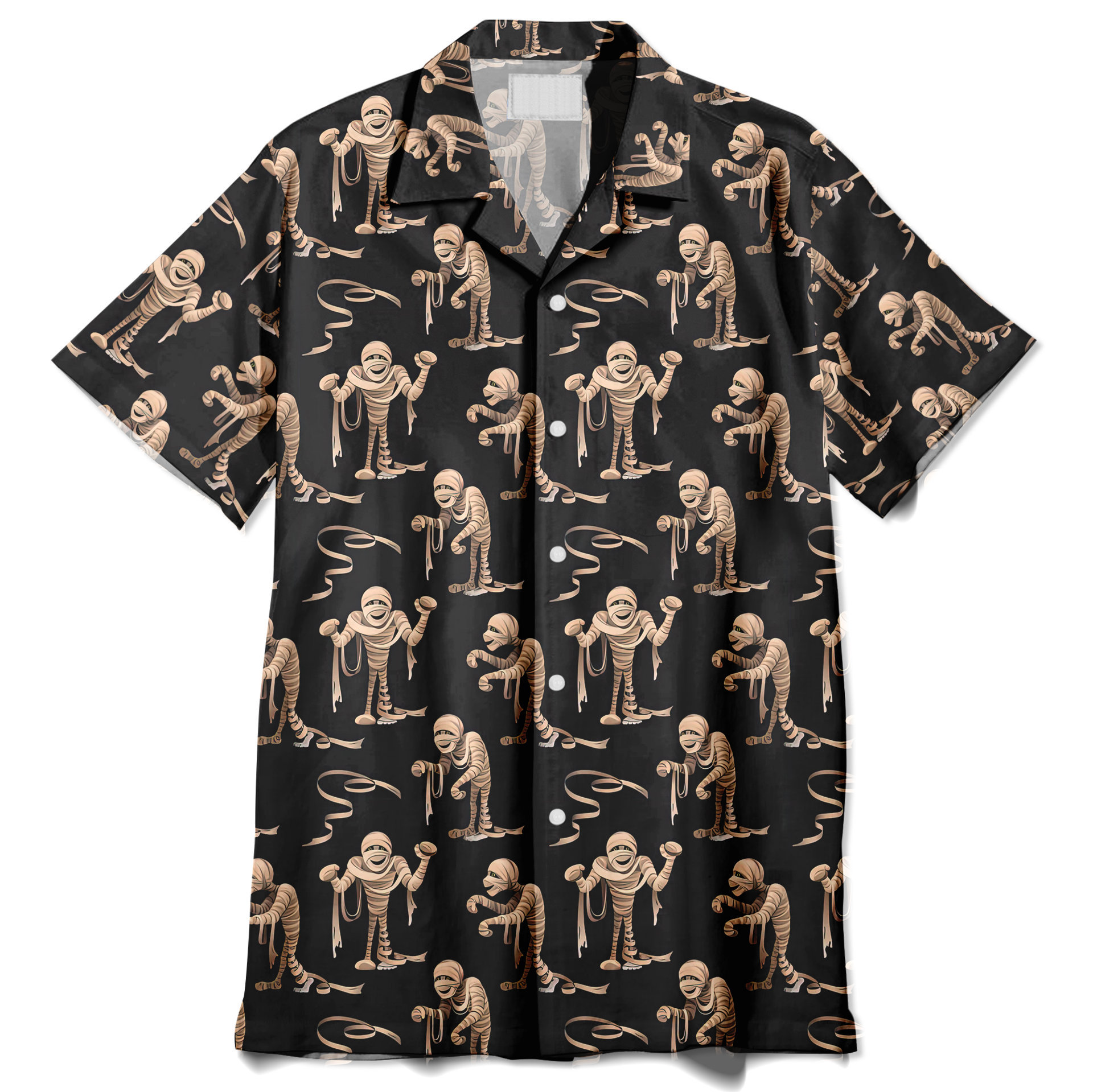 Mummy Print Design Hawaiian Shirt
