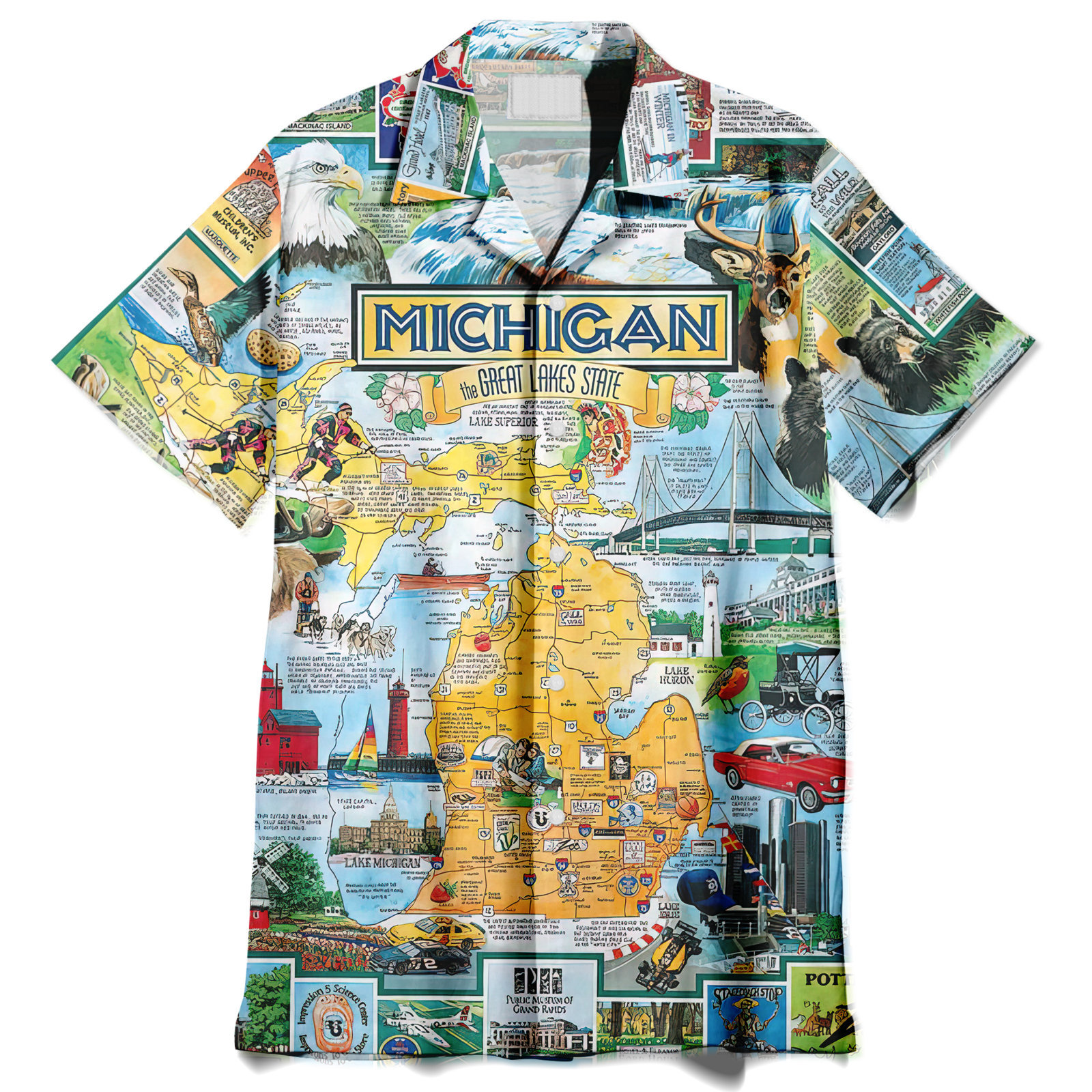 The Michigan Hawaiian Shirt
