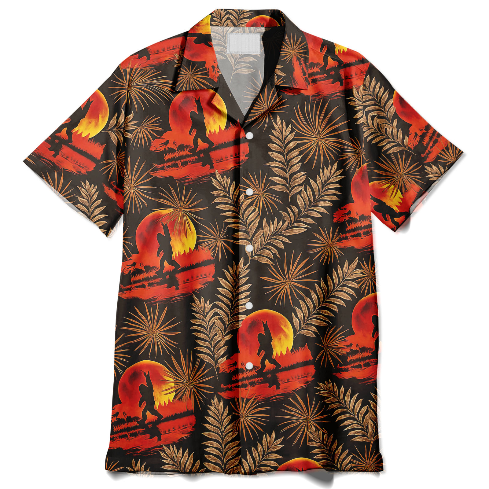 Bigfoot Cool Hawaiian Shirt