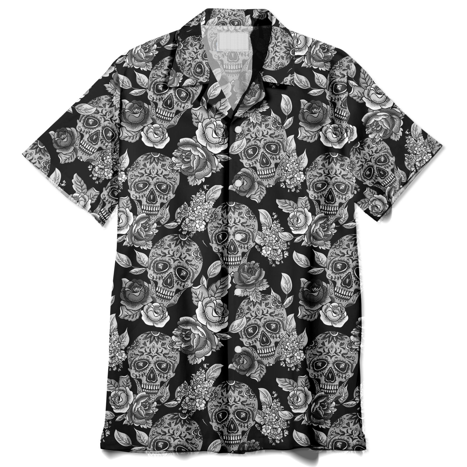 Sugar Skull 3D Hawaiian Shirt