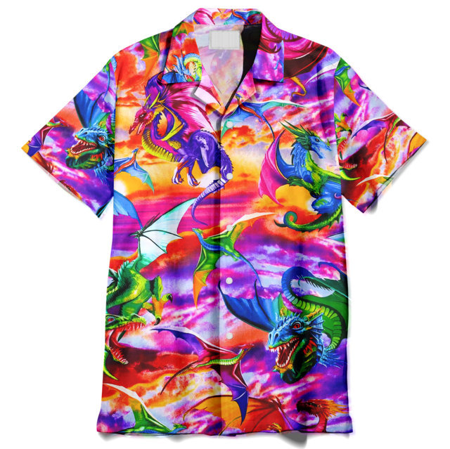 3D Dragon Hawaii Shirt