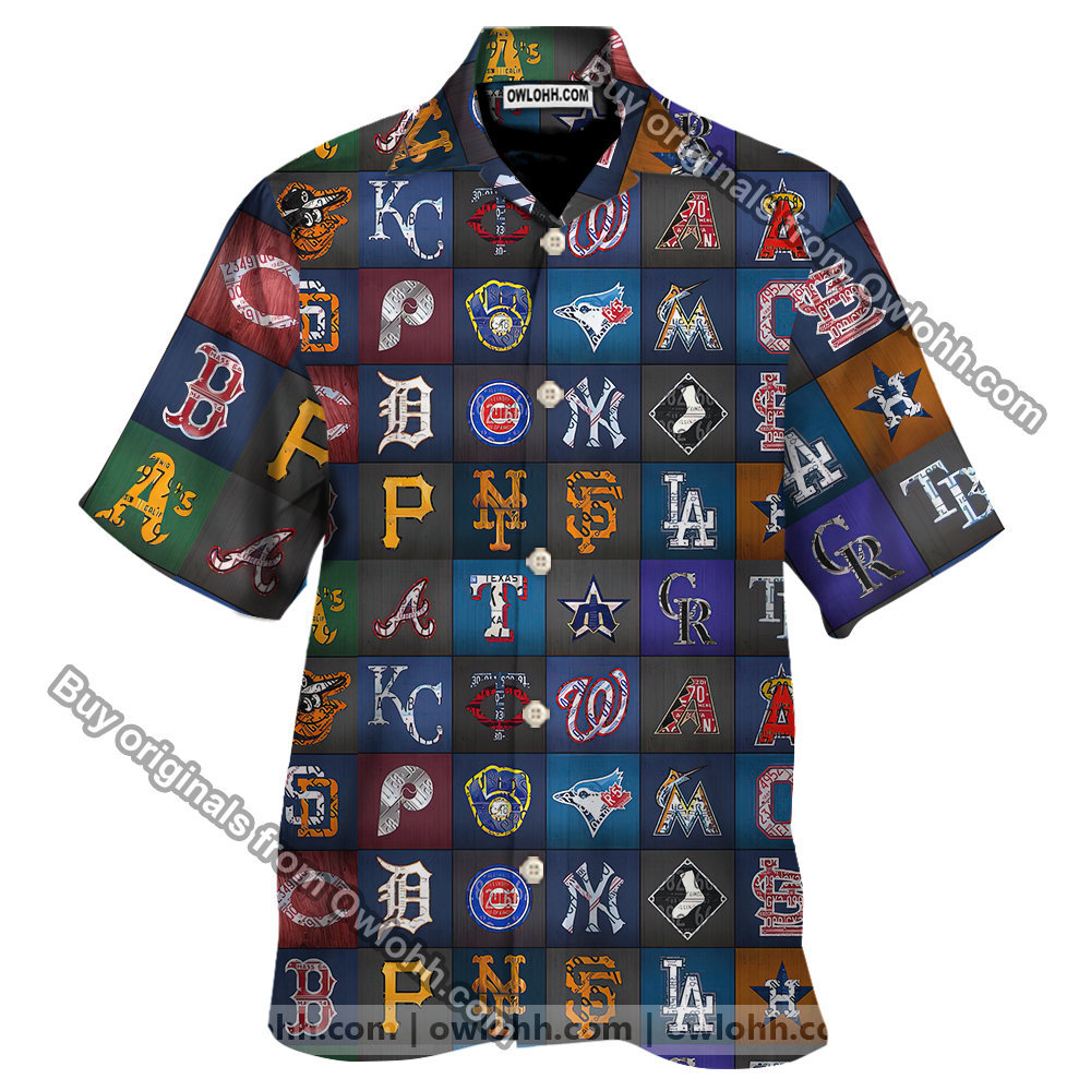 Vintage Baseball Team -hawaiian Shirt
