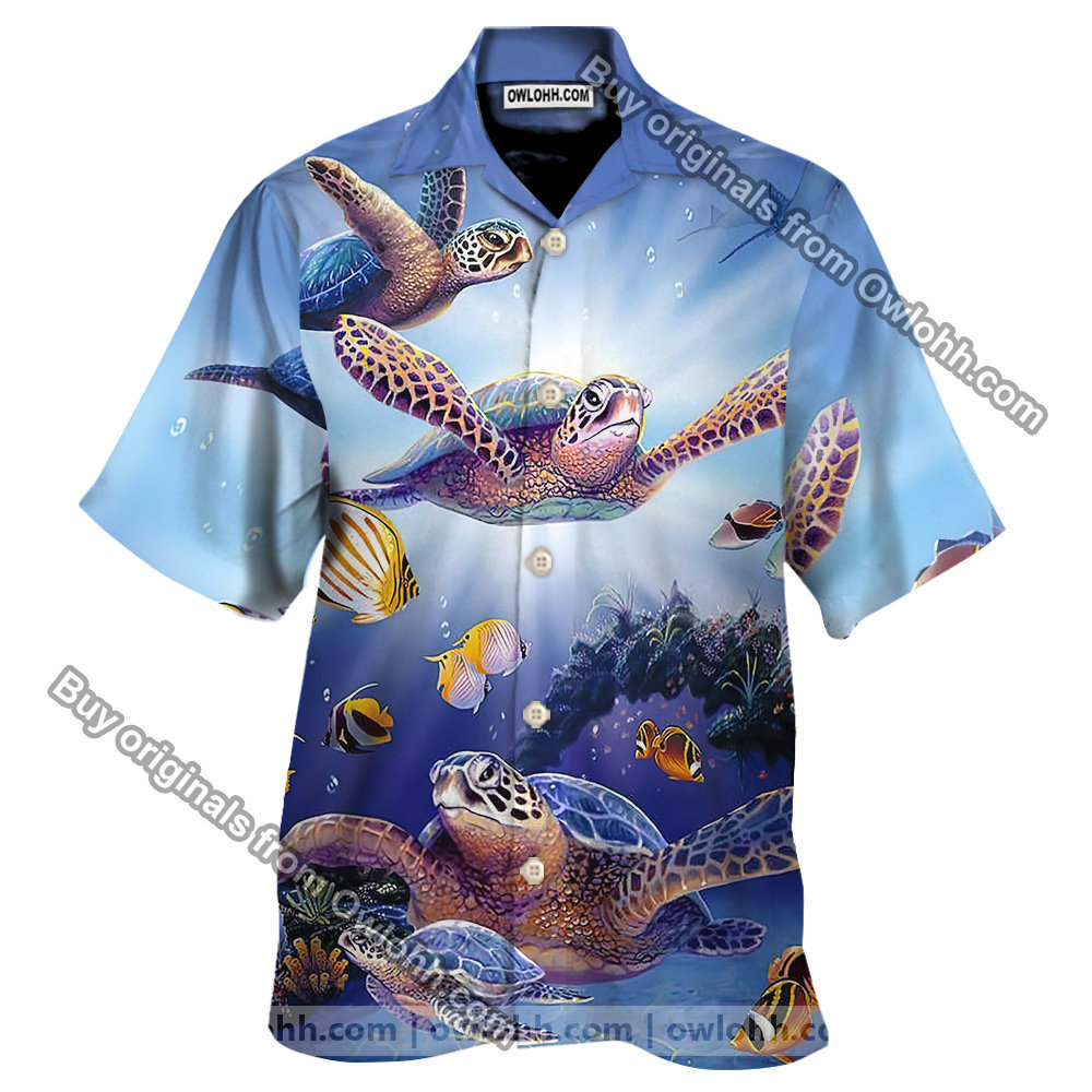 Sea Turtles Hawaiian Shirt | For Men & Women | Adult | Wt5366
