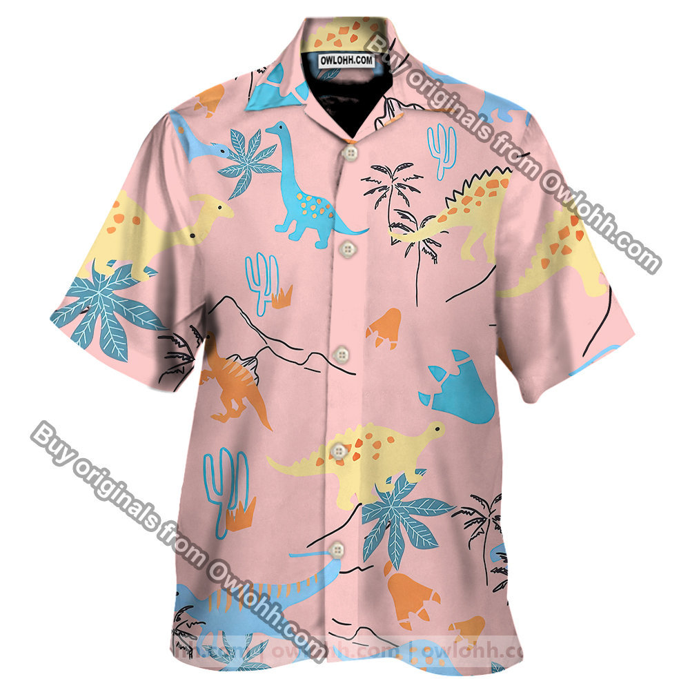Dinosaur Hawaiian Shirt Lh Aloha Shirt Hawaiian Outfit For Men Gift For Dinosaur Lover