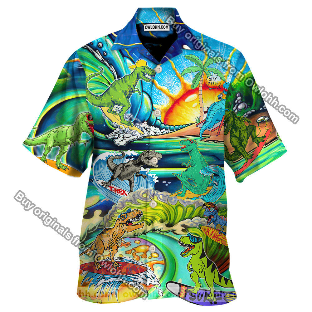 Dinosaur Hawaiian Shirt | For Men & Women | Adult | Hw2658
