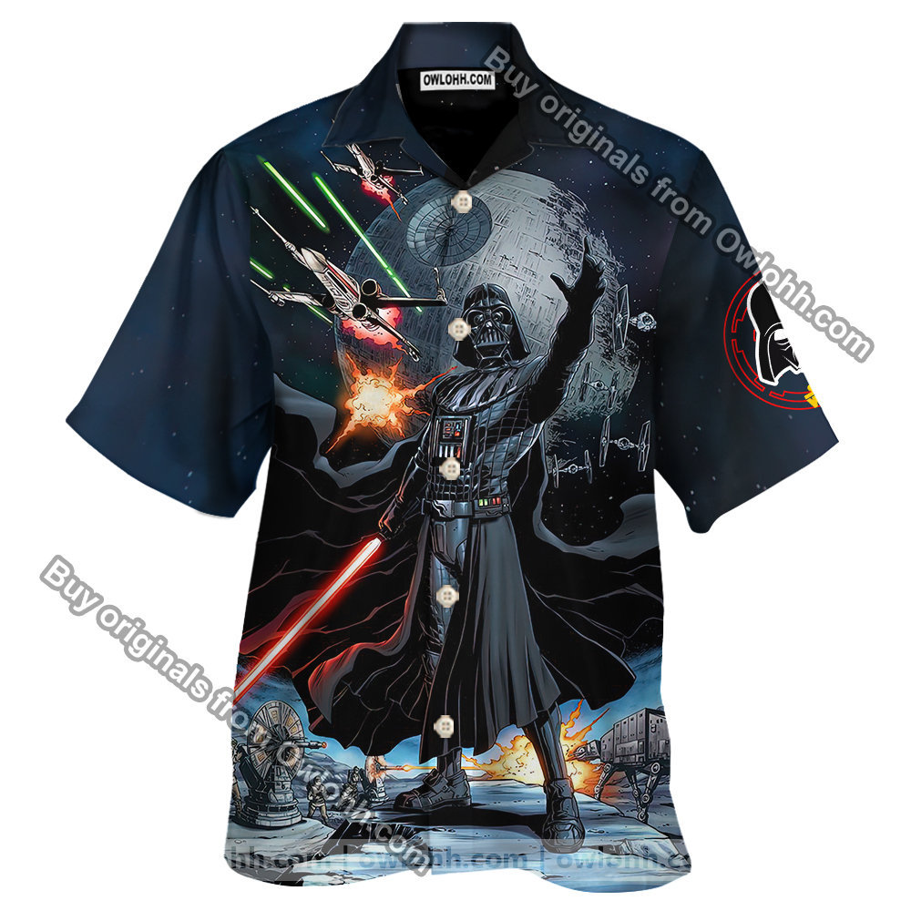 Darth Vader In Battle Of Endor S Hawaiian Shirt
