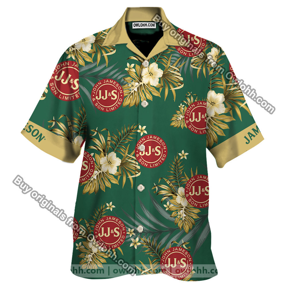 Jameson Irish Whiskey Hawaiian Shirt