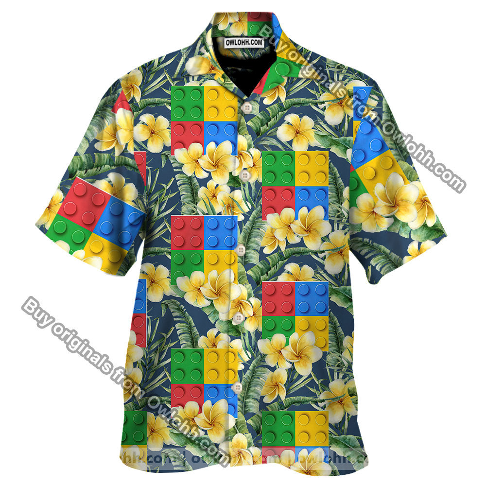 Lego Frangipani Hawaiian Shirt