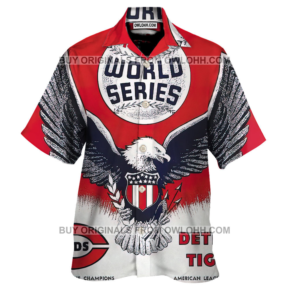 Vintage Cincinnati Reds Hawaiian Shirt