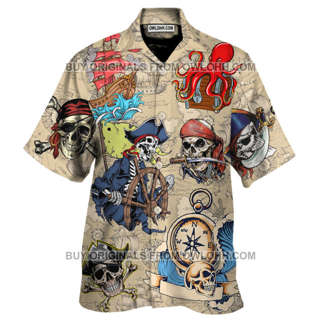 Skull Pirate Hawaiian Shirt | Unisex | Adult | Hw5267