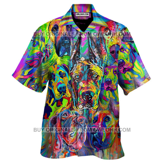 Great Dane Hawaiian Shirt