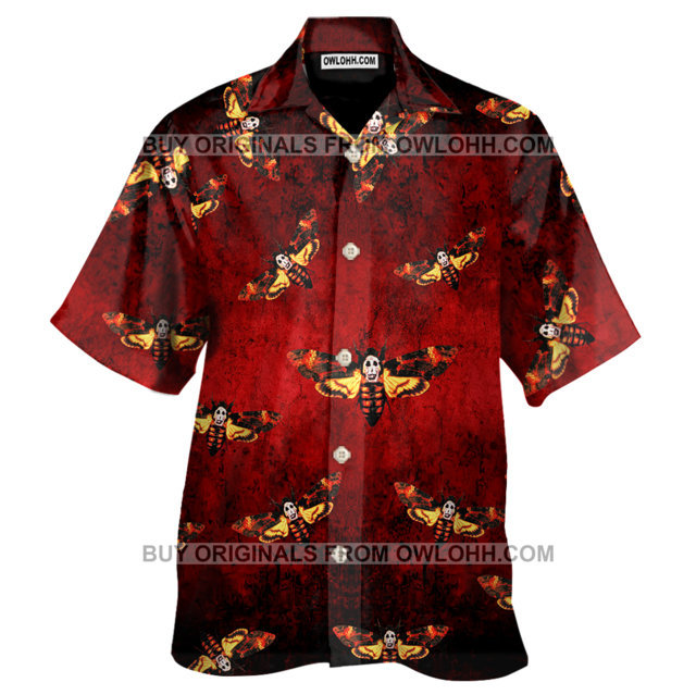Death Moth – The Silence Of The Lamb Horror Movie Hawaiian Shirt Hr2307L3