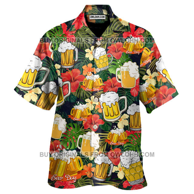 Hawaiian Aloha Shirts Beer Day