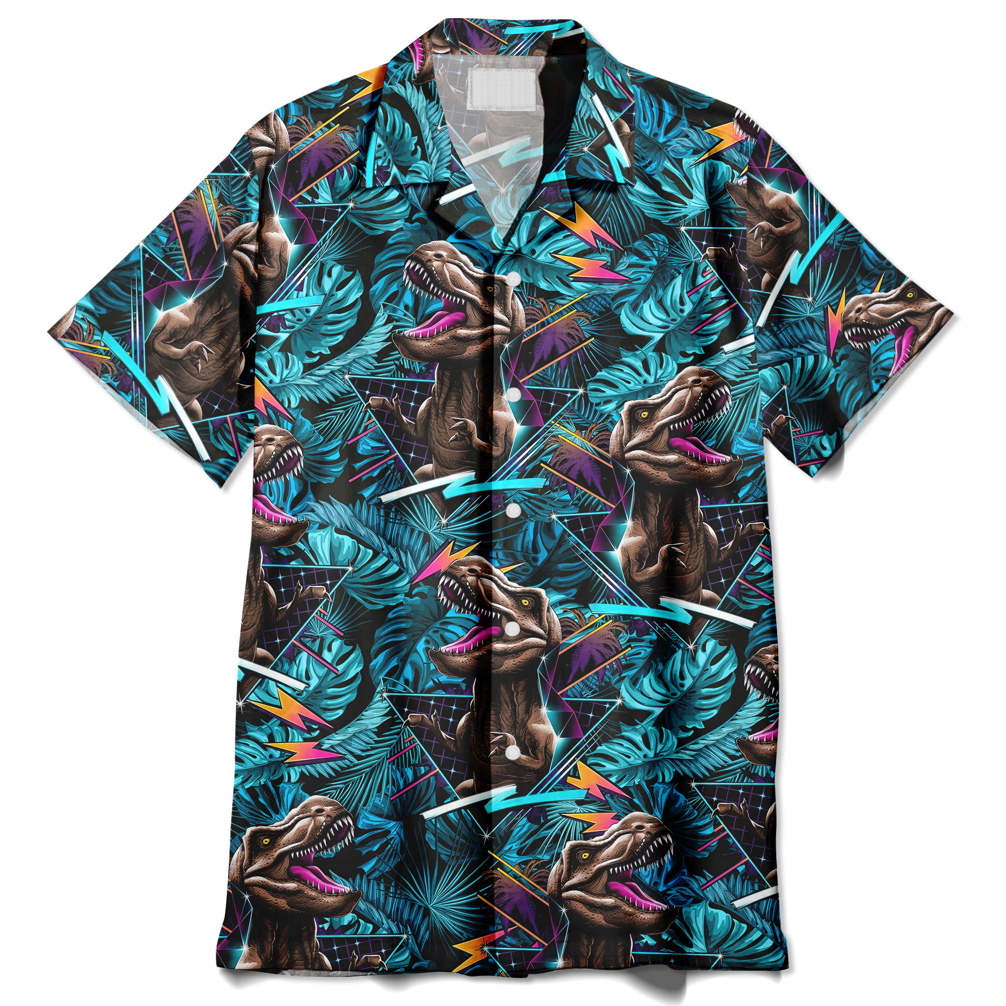 Funny Dinosaur Aloha Hawaiian Shirts 3D