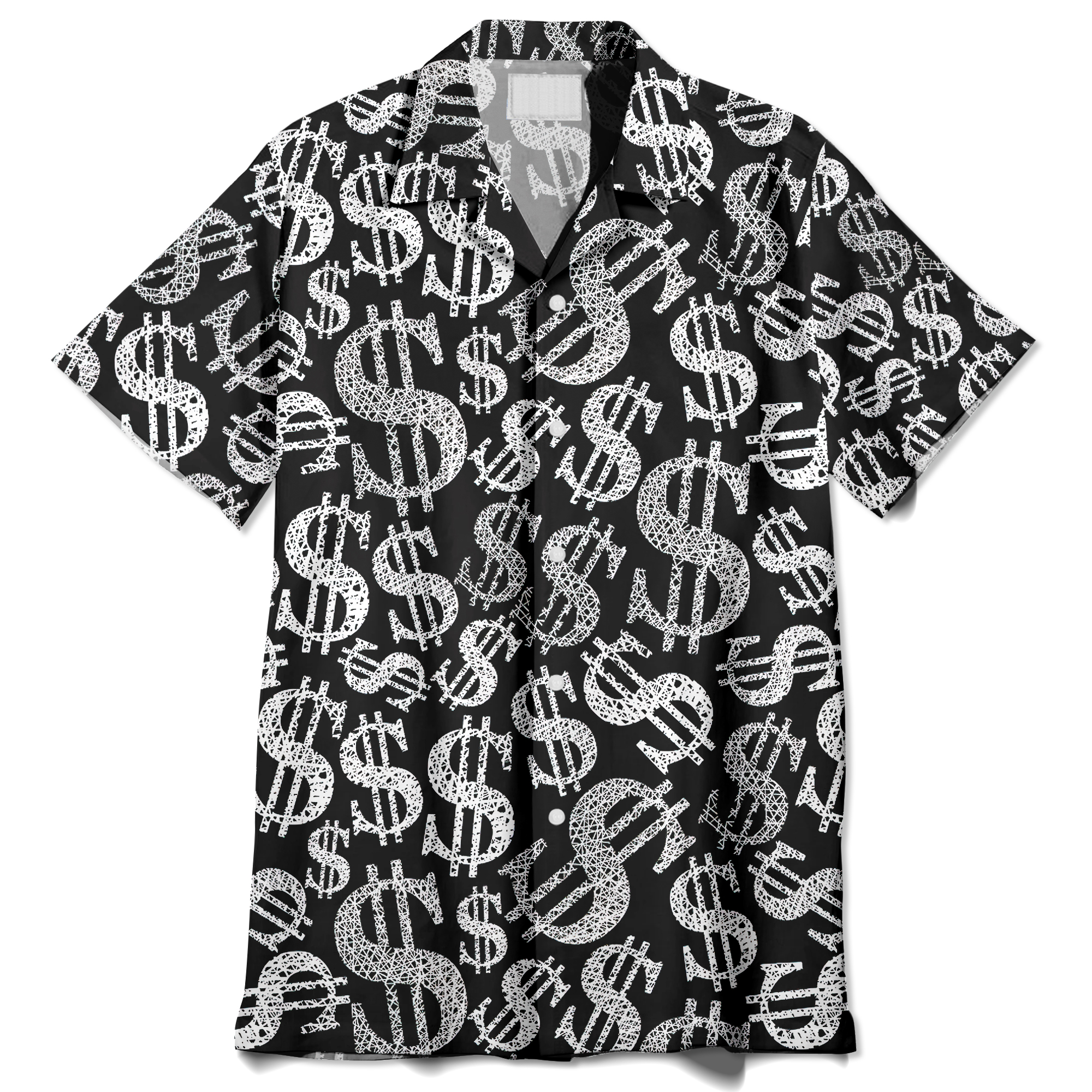 Money Pattern Print Design Hawaiian Shirt
