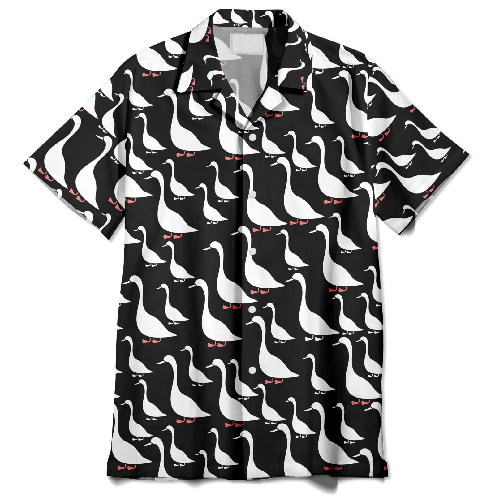 Goose Pattern Print Design Hawaiian Shirt