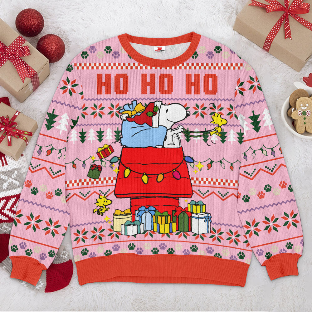 Peanuts Merry Christmas Snoopy 02  Ugly Christmas Idea Ugly Christmas Sweater – OwlOhh