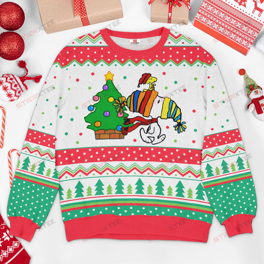 Peanuts Merry Christmas Snoopy 05 Ugly Sweater Idea, Ugly Christmas Sweater - OwlOhh