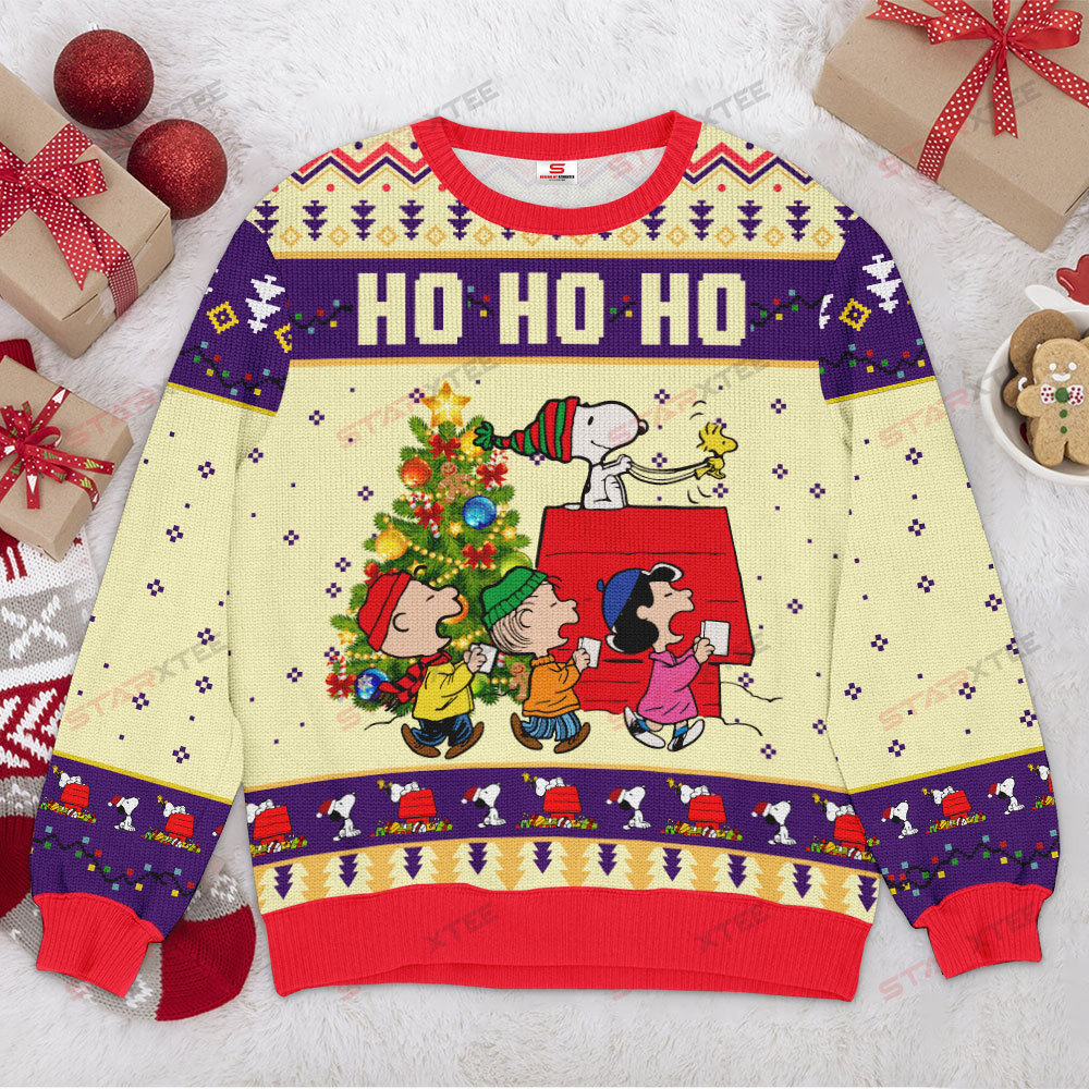 Peanuts Merry Christmas Snoopy 06 Ugly Sweater Idea, Ugly Christmas Sweater - OwlOhh