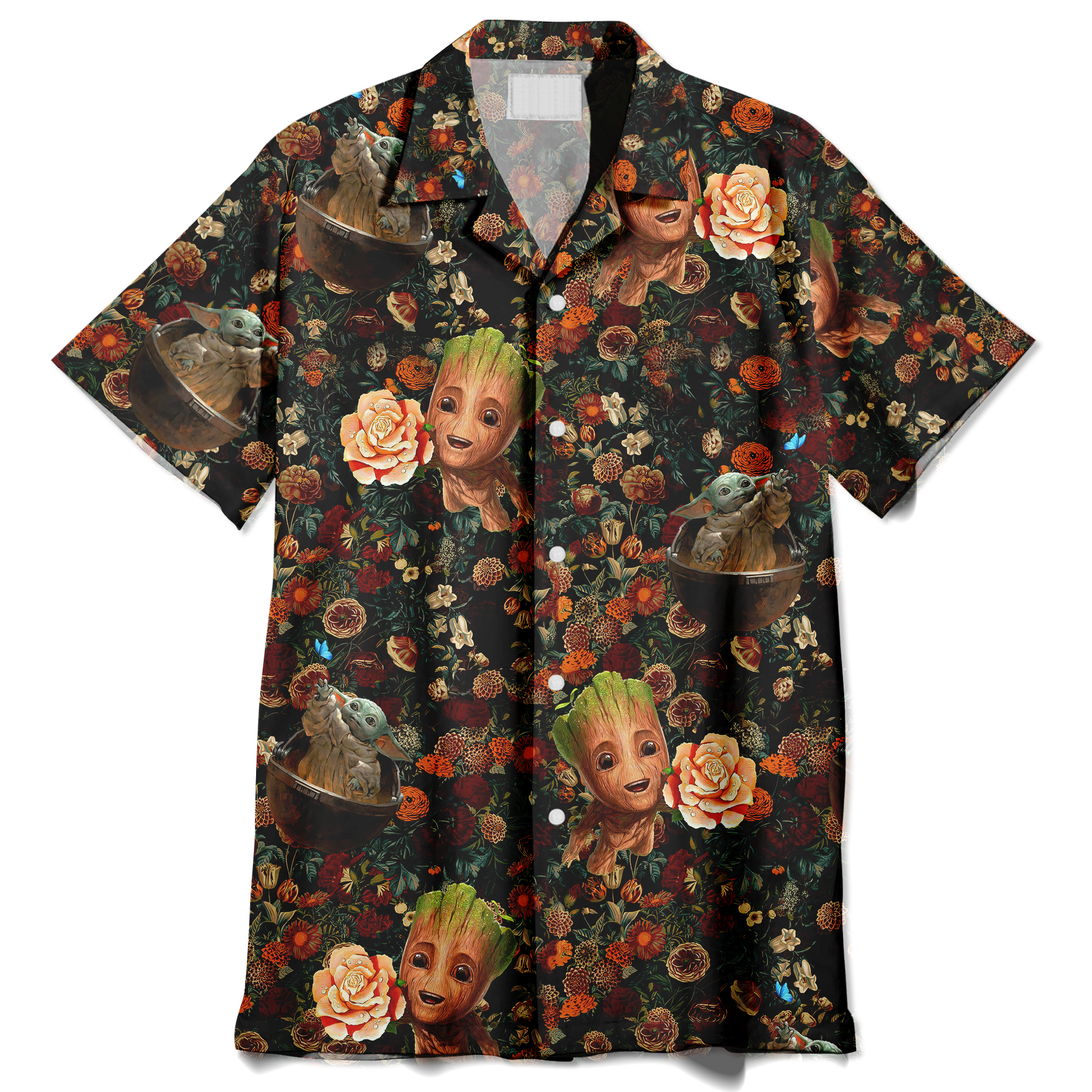 Hawaii Shirt  Gettyshirt Groot Gt  Vintage Cotton Mens Hawaiian Shirt – OwlOhh