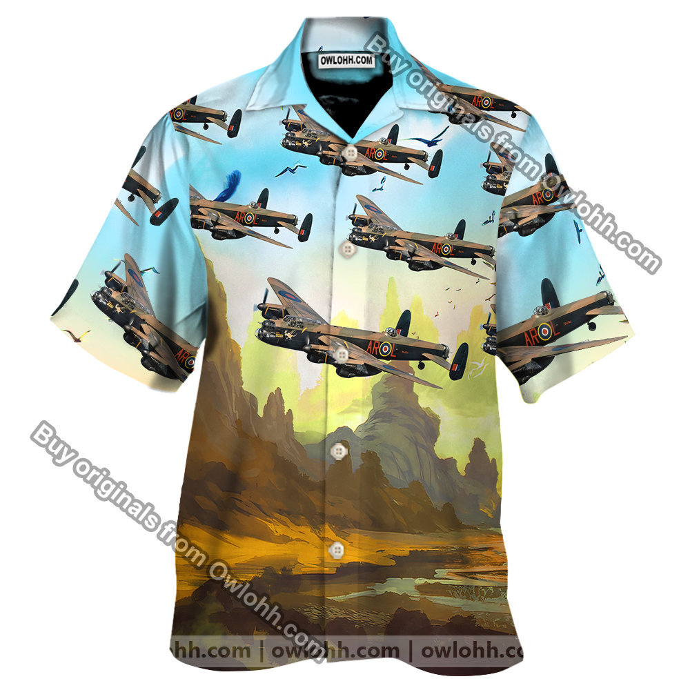Avro Lancaster Bomber Hawaiian Shirt – OwlOhh
