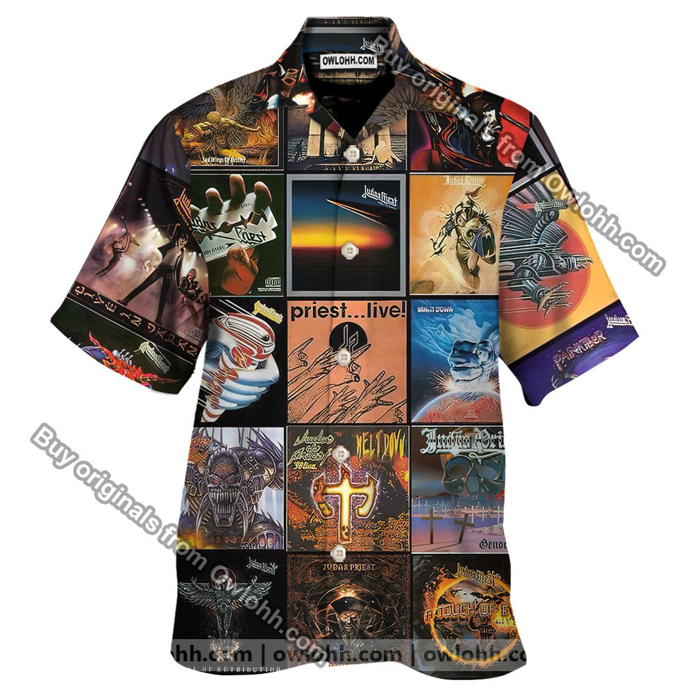 Judas Priest – Hawaiian Shirt – Owl Ohh
