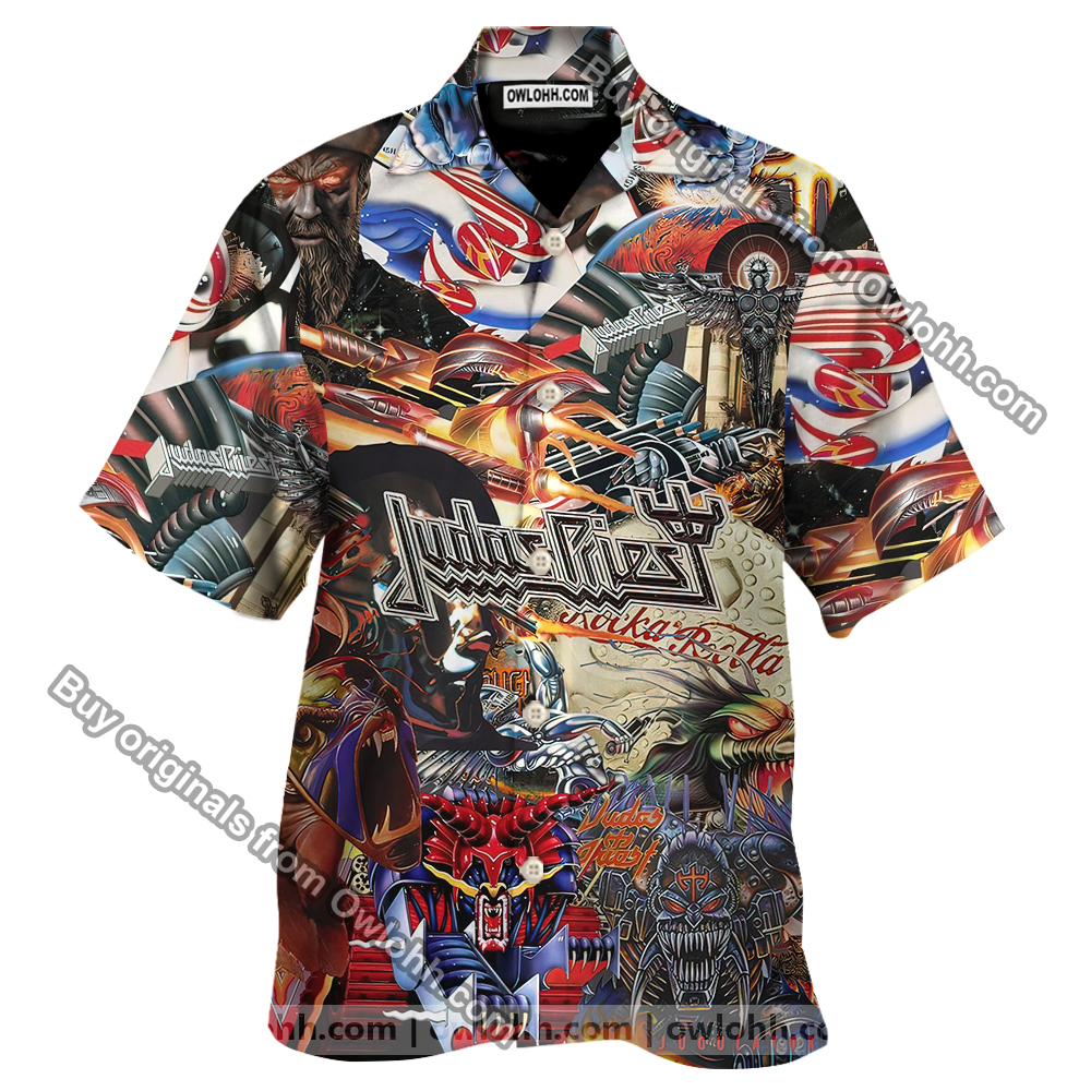 Judas Priest Heavy – Hawaiian Shirt – Owl Ohh