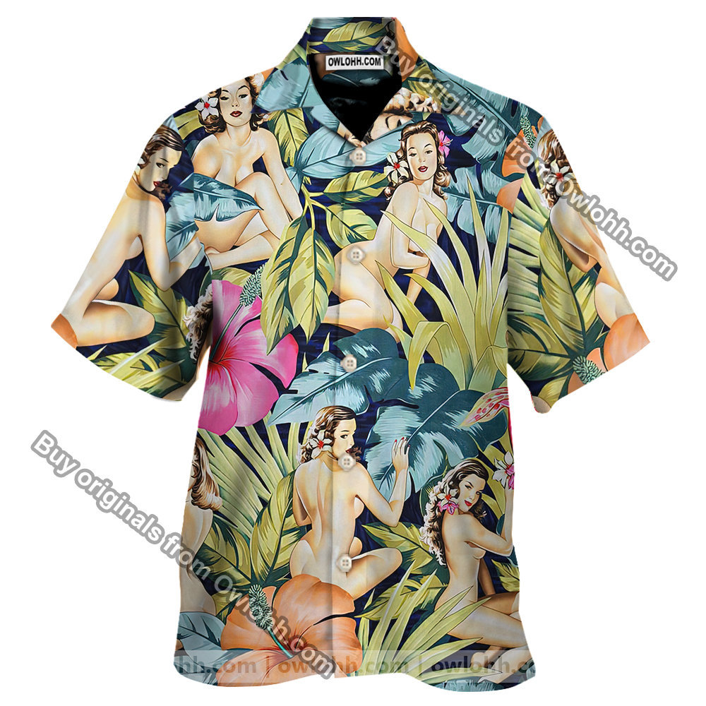 Sexy Lady Retro Hawaiian Shirt For Men Women – OwlOhh