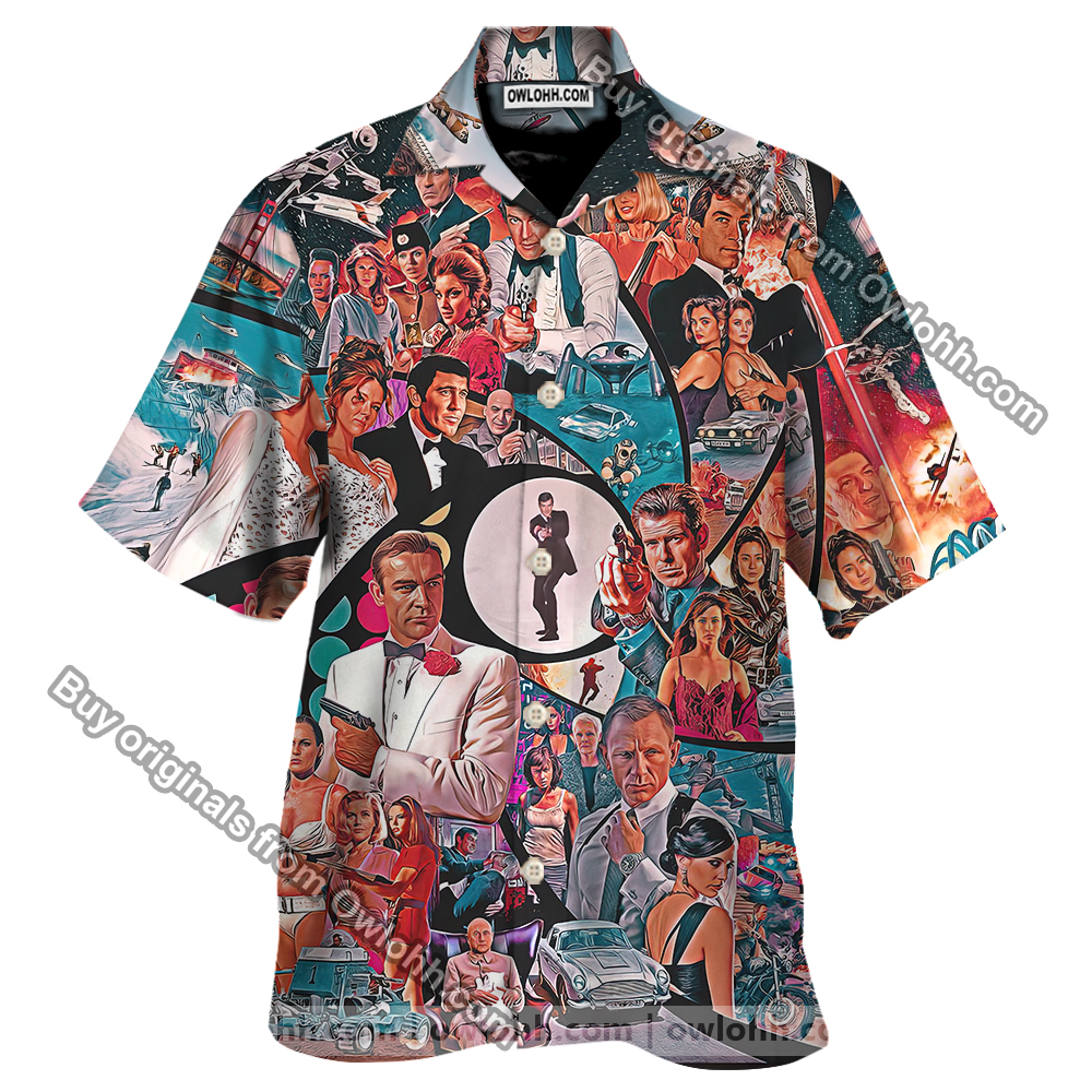 James Bond Vintage - Hawaiian Shirt - Owl Ohh