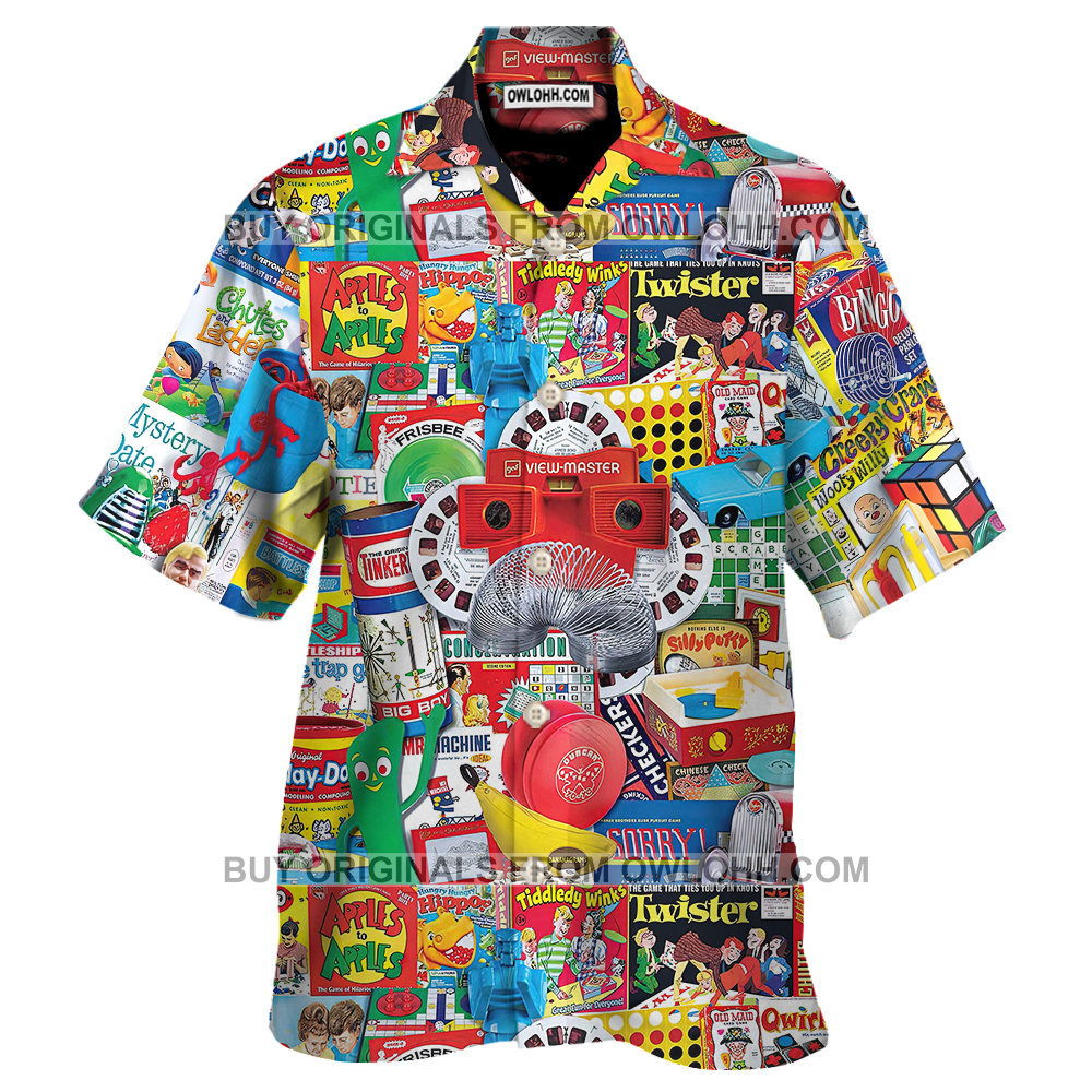 Retro Toys – Hawaiian Shirt – Owl Ohh