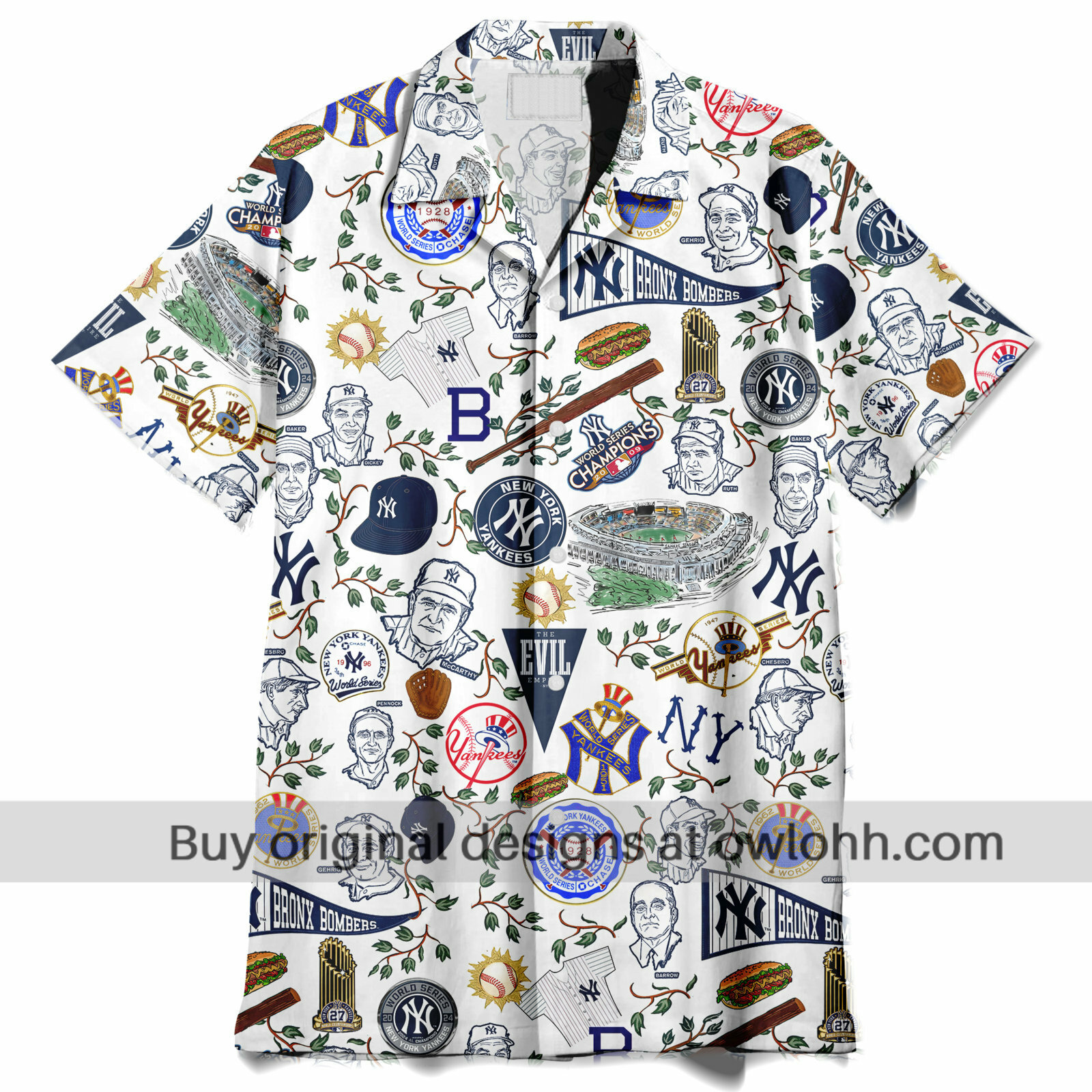 New York Yankees World Series Vintage – Hawaiian Shirt – Owl Ohh