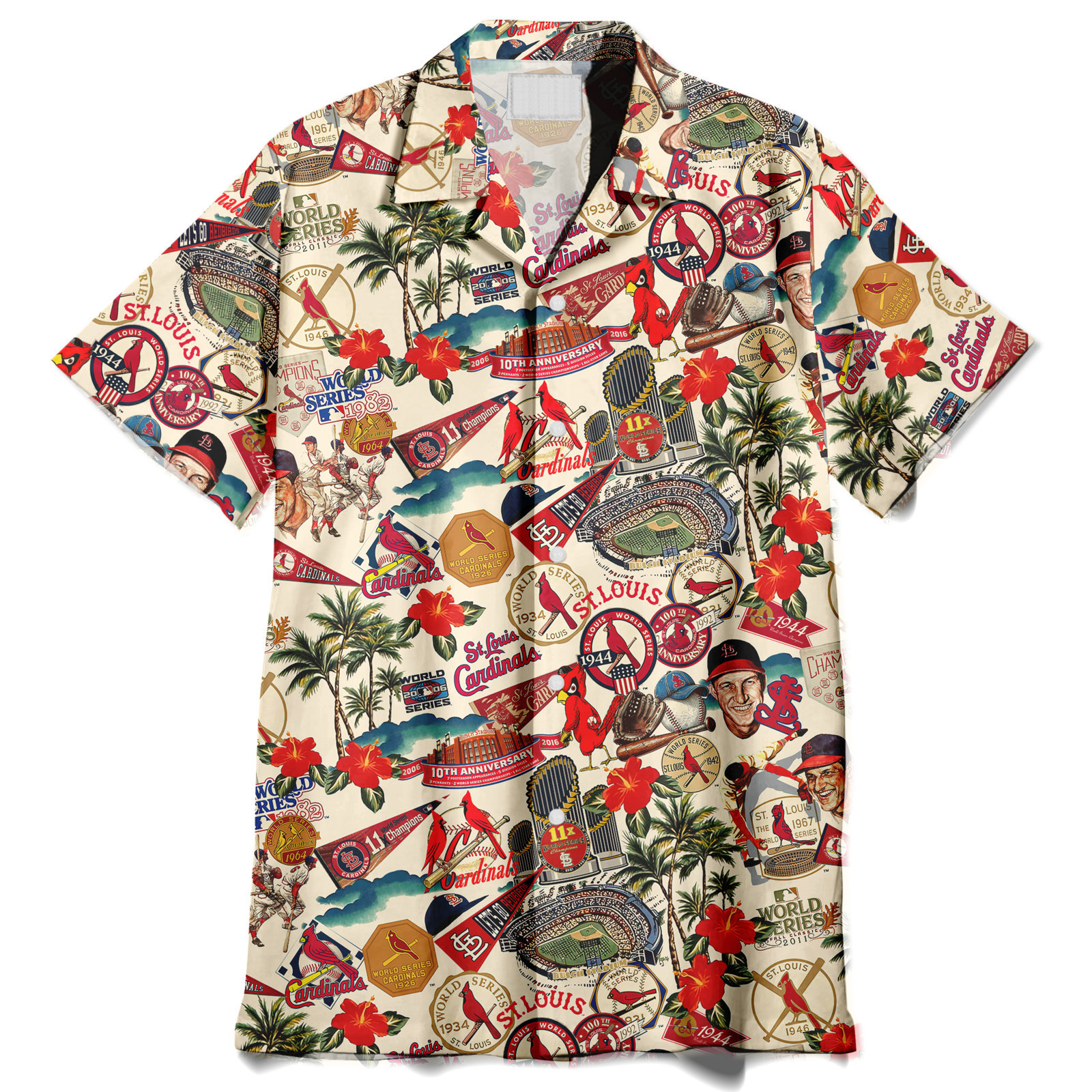 St. Louis Cardinals Legends Play Under the Sunset Skies – Hawaiian Shirt – Owl Ohh