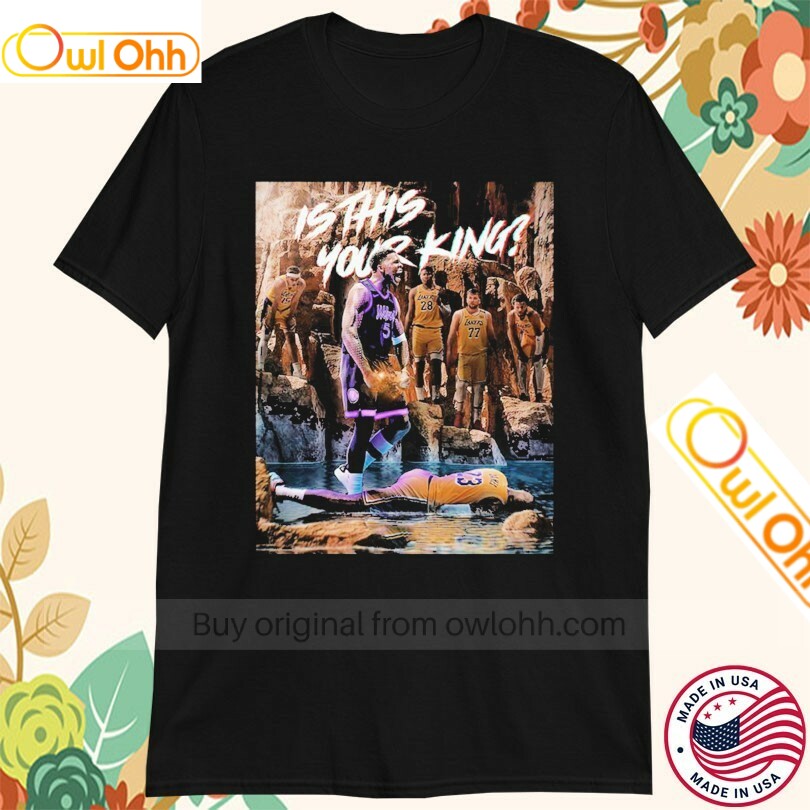 Anthony Edwards Lebron James Minnesota Timberwolves Eliminate Los Angeles Lakers &amp; Advance To The 2nd Round NBA 2025 Is This Your King T-Shirt, Hoodie, Sweatshirt, Tank Top For Men Women Kid