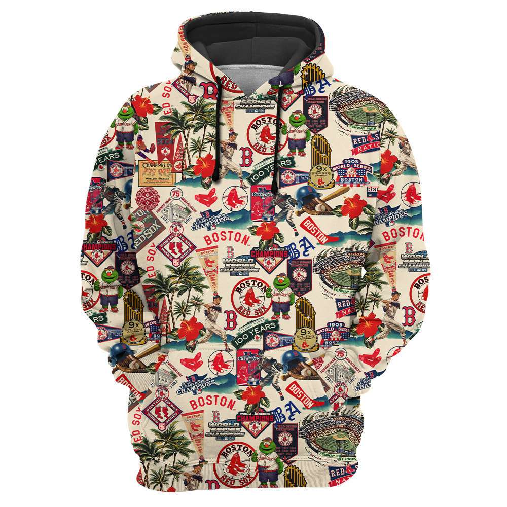 Boston Red Sox Legends Play Under the Sunset Skies – Hoodie – Owl Ohh
