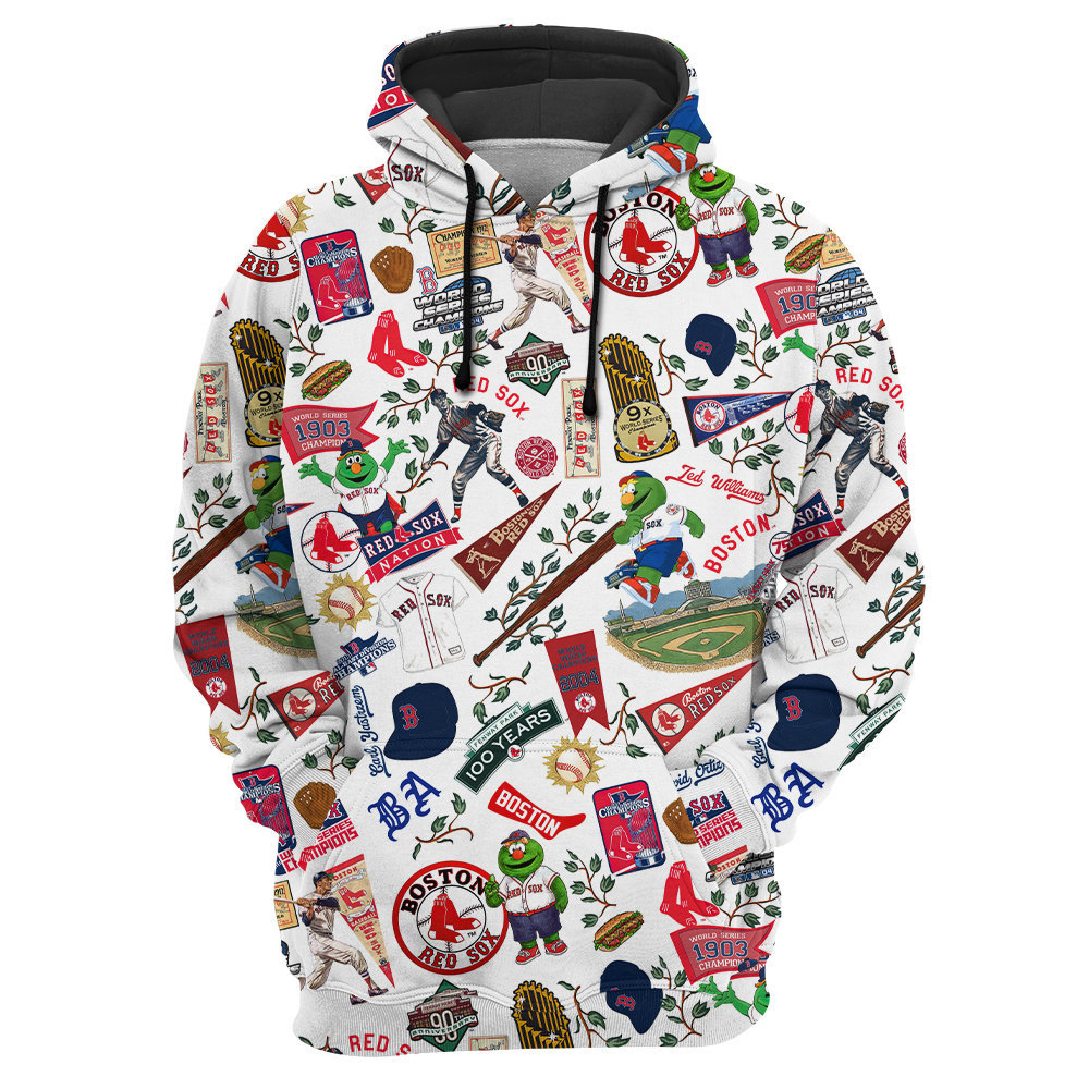 Boston Red Sox World Series Vintage – Hoodie – Owl Ohh