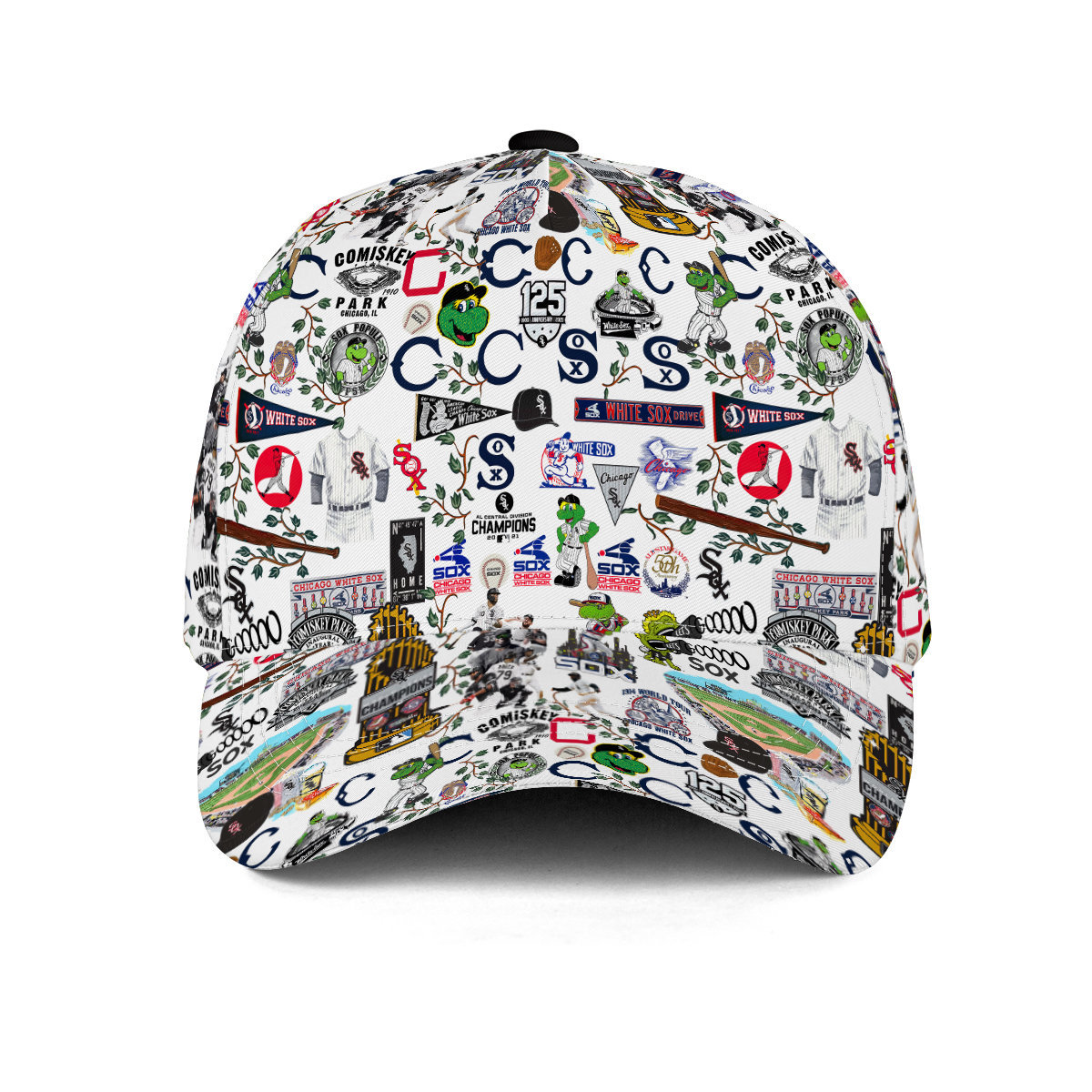 Chicago White Sox Homeruns, Hibiscus, and Golden Memories - Classic Cap - Owl Ohh