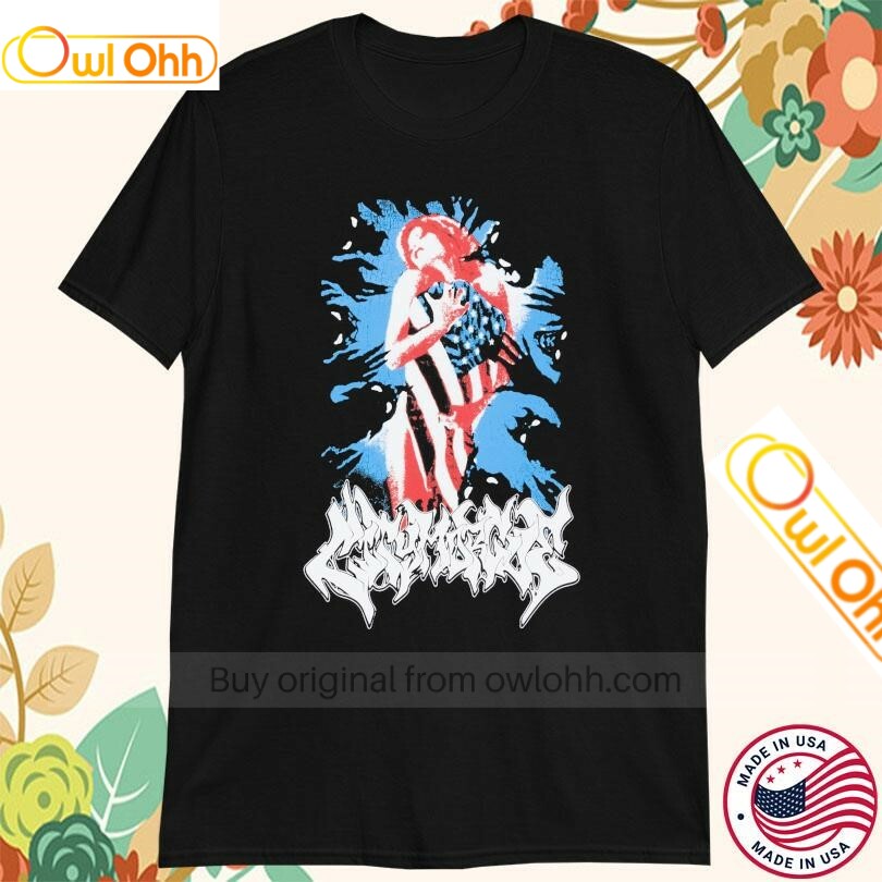 City Morgue Girl My Bloody America Flag Album T-Shirt, Hoodie, Sweatshirt, Tank Top For Men Women Kid