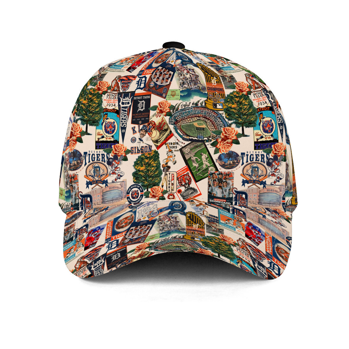 Detroit Tigers Where the Sun Meets Vintage Dreams - Classic Cap - Owl Ohh